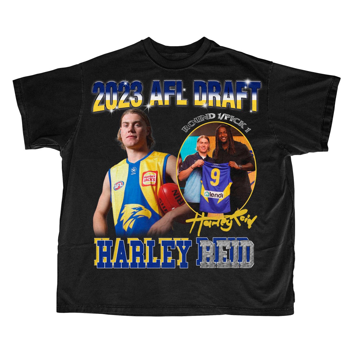 Harley Reid West Coast Eagles - DRAFT DAY TEE - Bootleg Australia