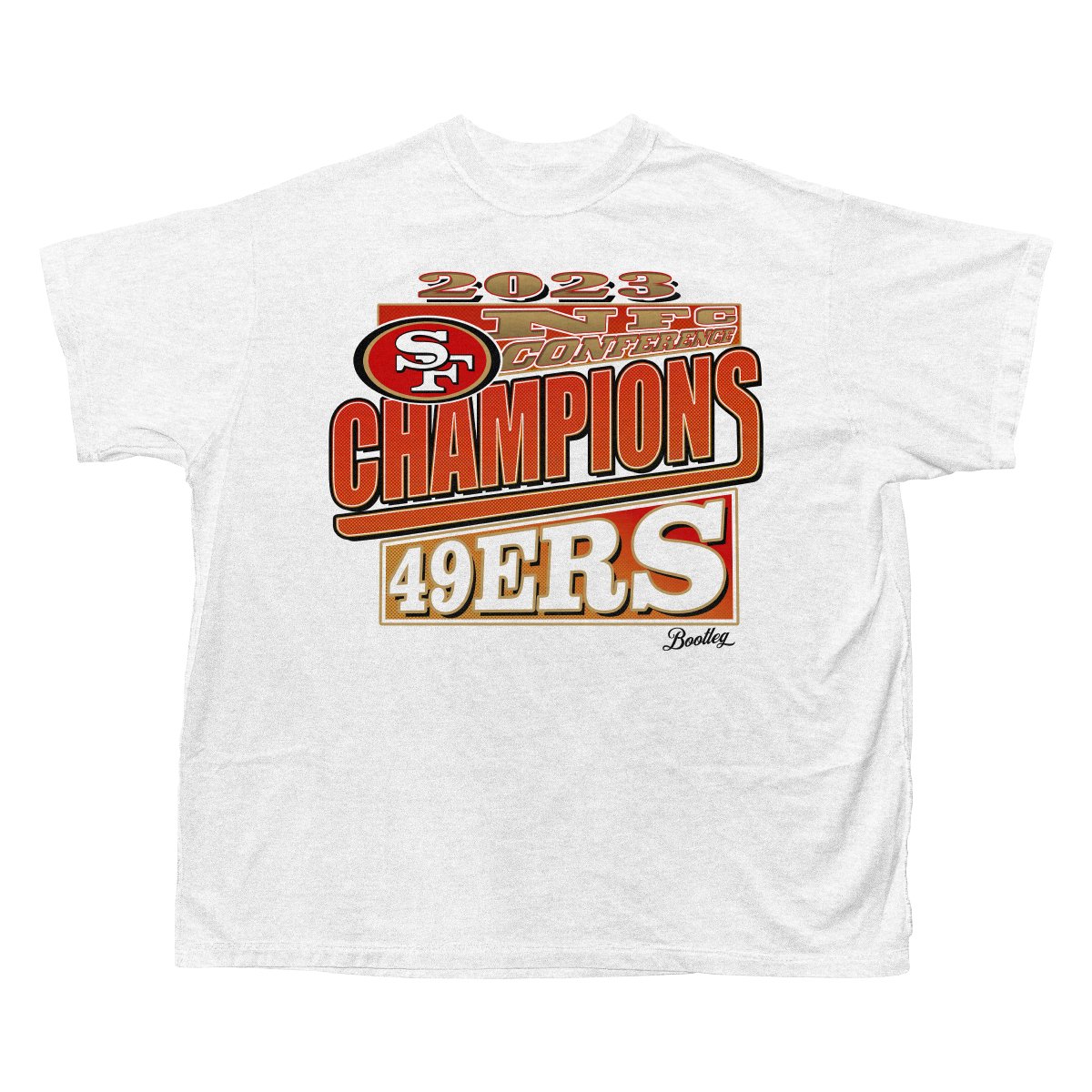 NFC 2023 49ers Champions Tee - Bootleg Australia