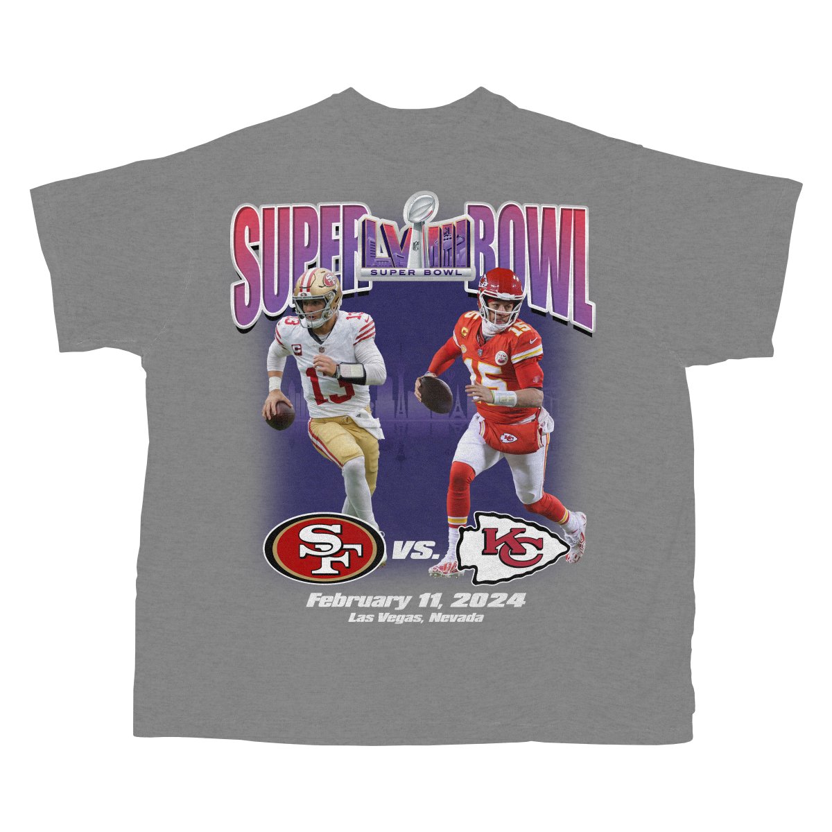 Superbowl LVIII Matchup Tee - Bootleg Australia