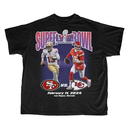 Superbowl LVIII Matchup Tee - Bootleg Australia