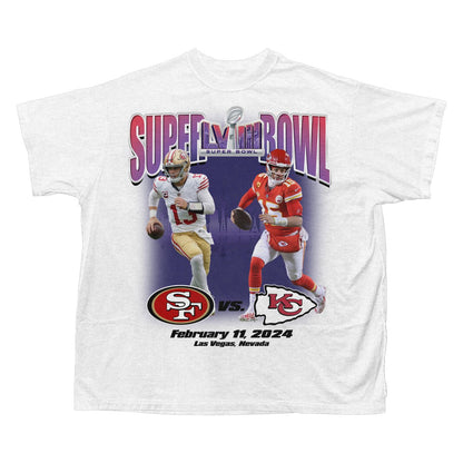 Superbowl LVIII Matchup Tee - Bootleg Australia